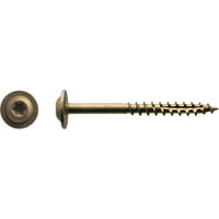Big Timber SCTX156-25#15 by 6-inch T-30-drive bit 316 Stainless Steel Contruction Lag Screws, 25 per Box 